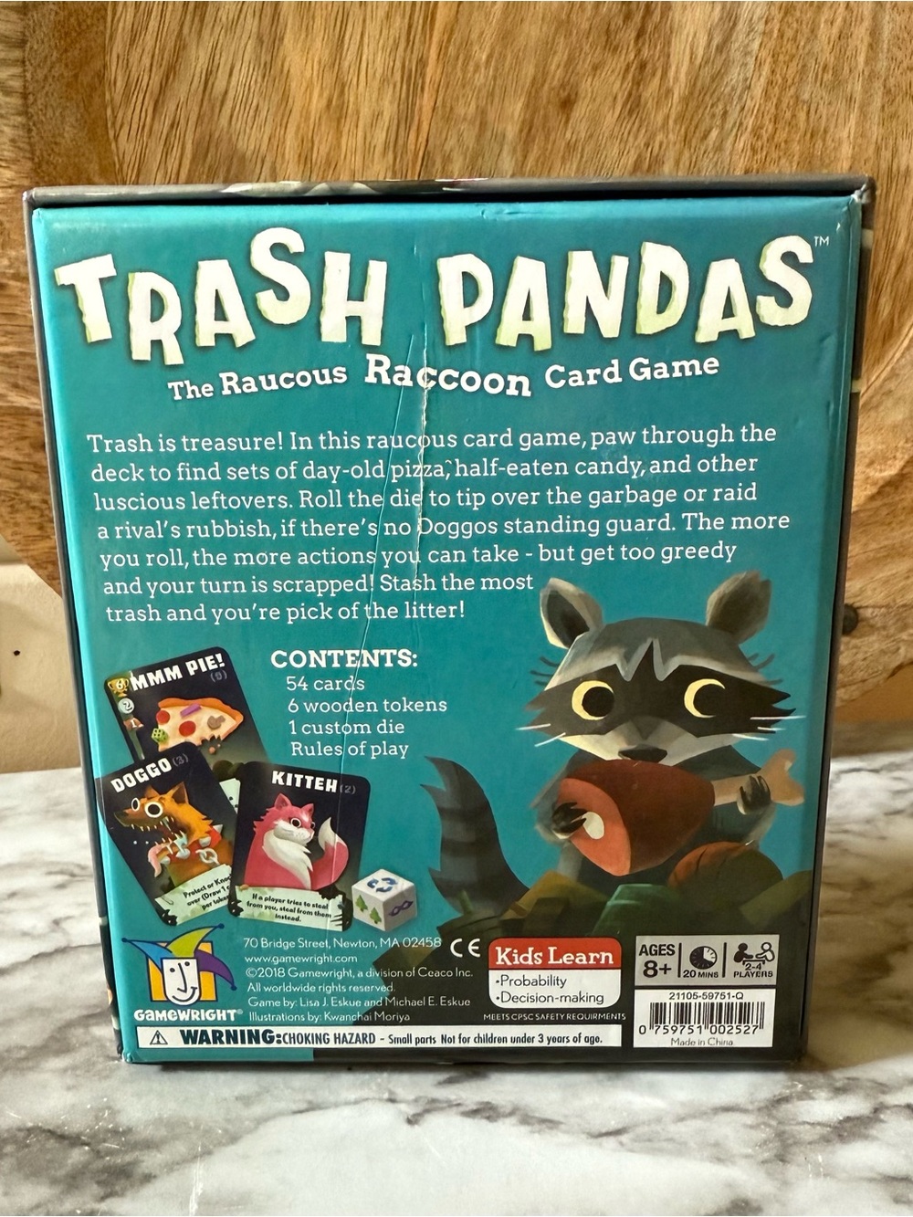 Trash Pandas The Raucous Raccoon Card Game-Complete - Picture 2 of 7